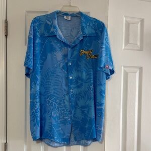 Milwaukee Brewers Hawaiian Brew Crew Men's Shirt -Blue XL and M.